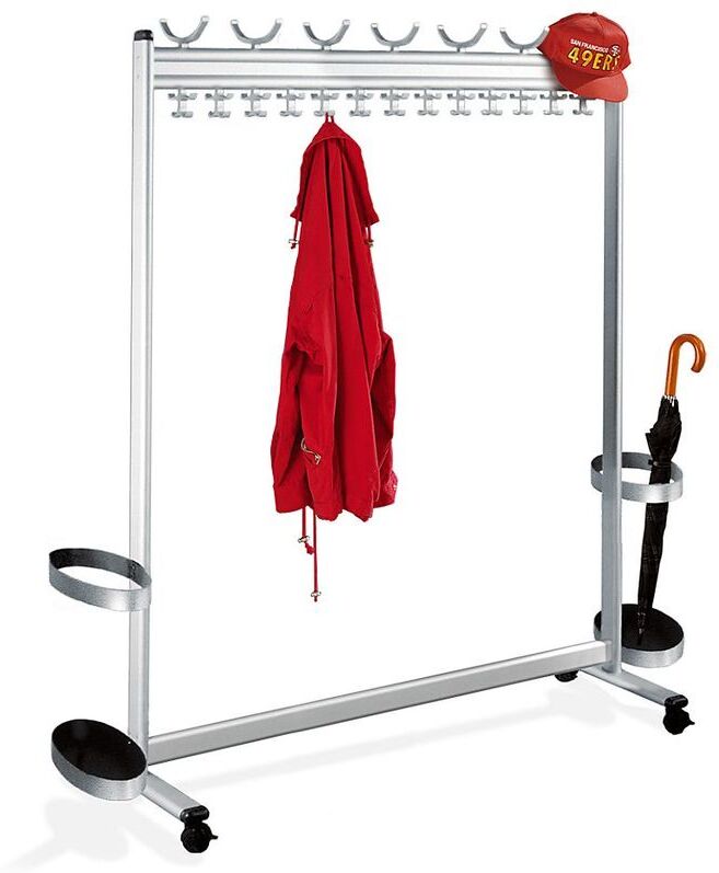 KERKMANN Vestiaire, h x p 1700 x 400 mm - avec porte-parapluies - largeur 1740 mm - Col. KERKMANN Vestiaire, h x p 1700 x 400 mm - avec porte-parapluies - largeur 1740 mm - Col.