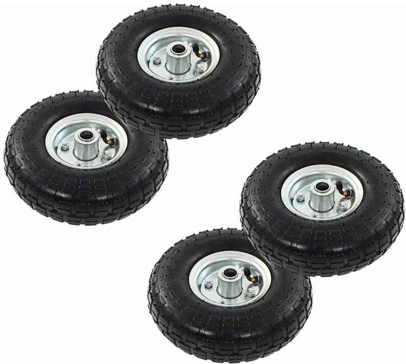 ASUPERMALL Roue de diable 4 pcs Caoutchouc 4.10/3.50-4 (260 x 83 mm) ASUPERMALL Roue de diable 4 pcs Caoutchouc 4.10/3.50-4 (260 x 83 mm)