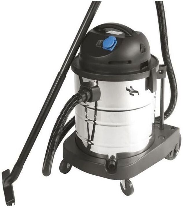 NIKLAS Aspirateur Eau et Poussière 1400WCuve inox 50L avec Prise électrique IP54 NIKLAS Aspirateur Eau et Poussière 1400WCuve inox 50L avec Prise électrique IP54