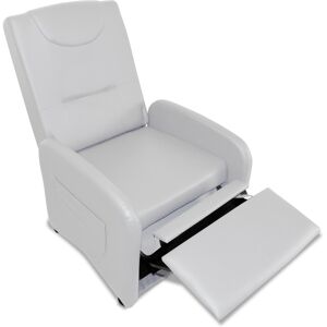 Fauteuil relax pliable Bristol Blanc