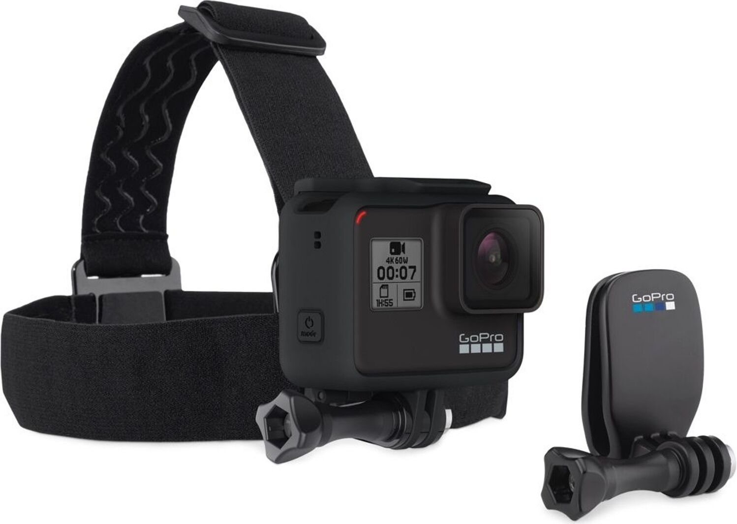 GoPro Headstrap And QuickClip Mont Noir taille : unique taille