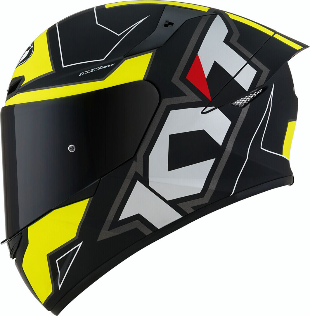 KYT TT Course Electron Casque Noir Jaune taille : L