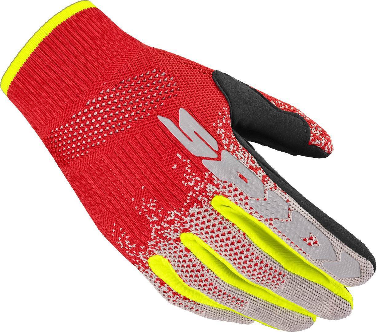 Spidi X-Knit Gants de moto Noir Rouge taille : L