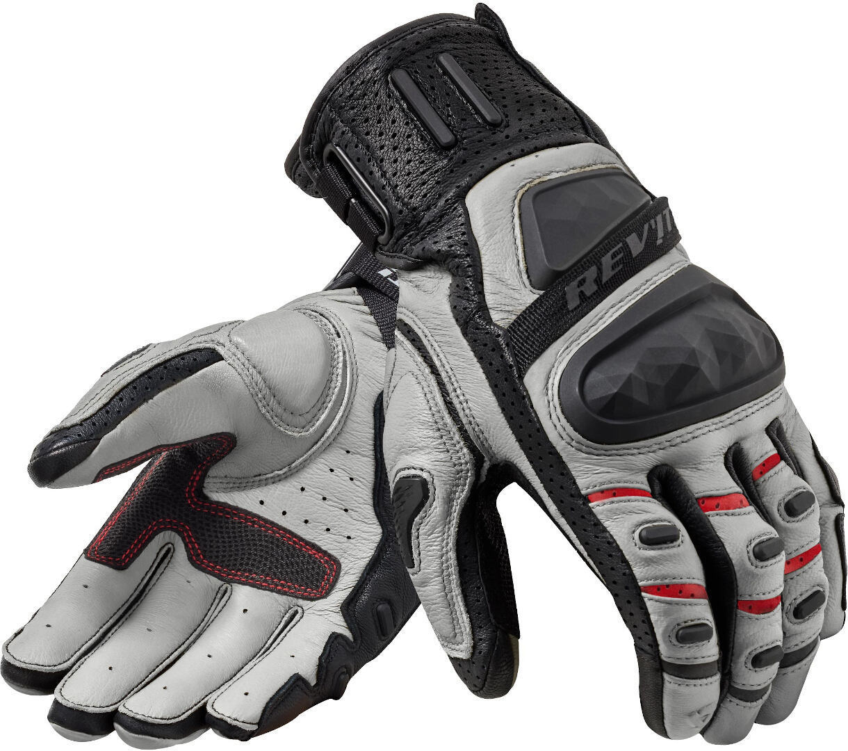 Revit Cayenne 2 Gants de moto Noir Argent taille : M