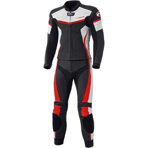 Held Spire Costume en cuir de moto de deux pieces Noir Rouge taille : 50