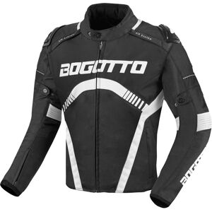 Bogotto Boomerang veste textile de moto impermeable Noir Blanc taille S