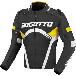 Bogotto Boomerang veste textile de moto impermeable Noir Jaune taille S