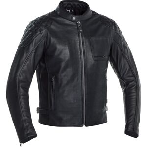 Richa Yorktown veste en cuir de moto perforee Noir taille : 54