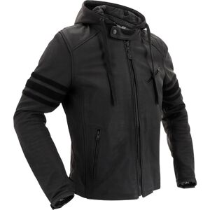 Richa Toulon Black Edition Blouson en cuir de moto Noir taille : 60