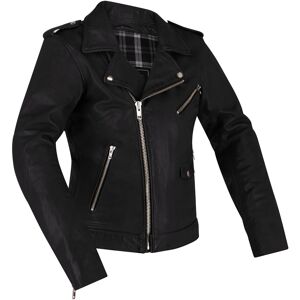 Richa Brighton Veste en cuir de moto pour dames Noir taille : 40