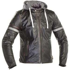 Richa Toulon 2 Blouson en cuir de moto Noir Brun taille : 50