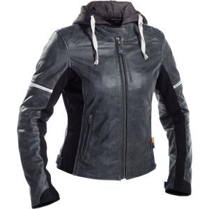 Richa Toulon 2 Veste en cuir de moto pour dames Gris taille : 38