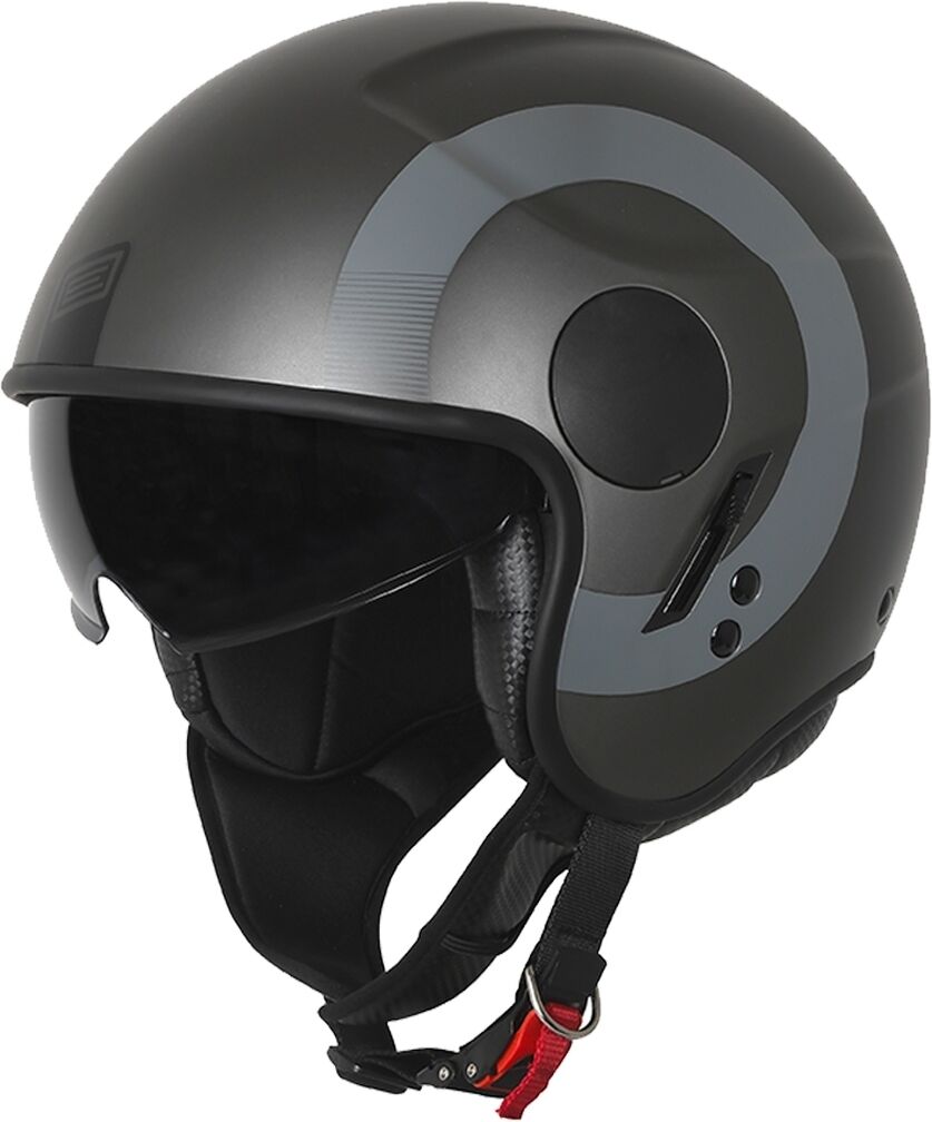 Origine Sierra Round Casque jet Noir Gris Argent taille : S