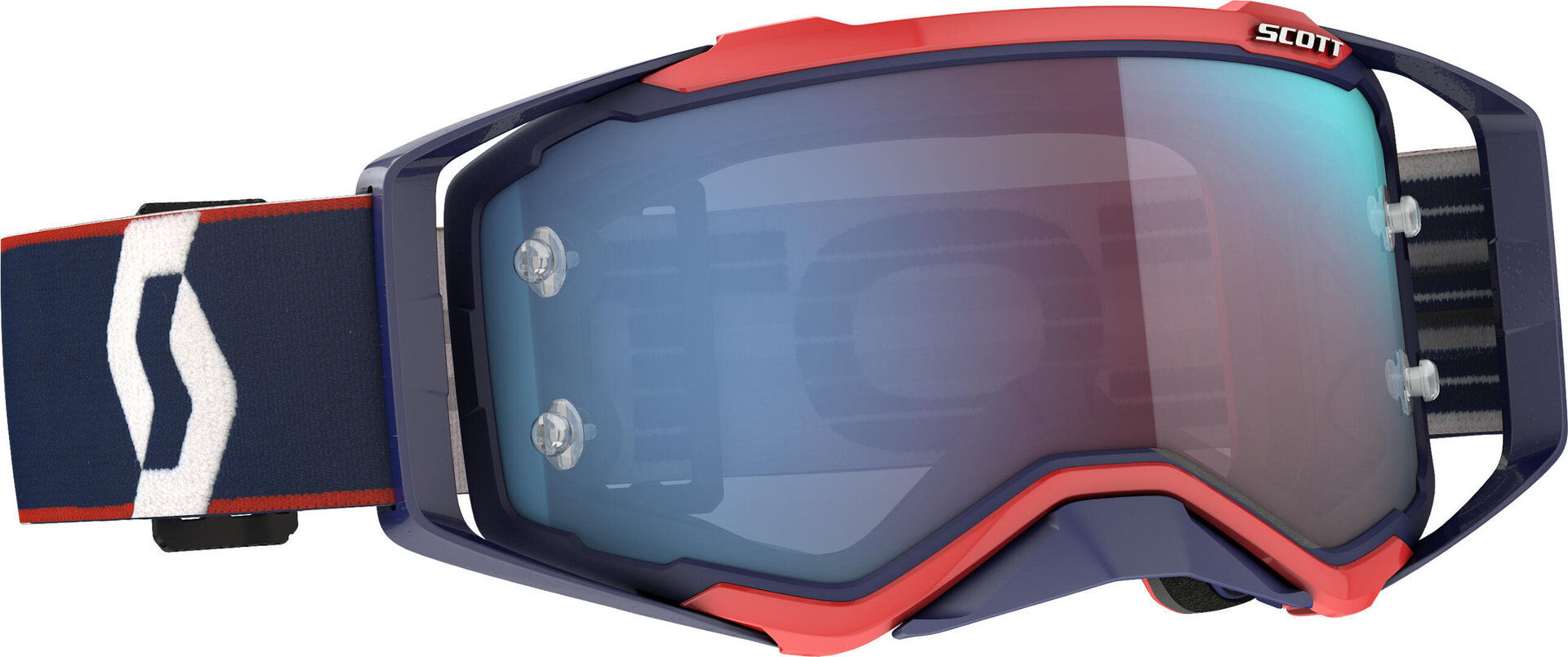 Scott Prospect lunettes rétro bleu/rod Motocross Bleu Rouge taille : unique taille