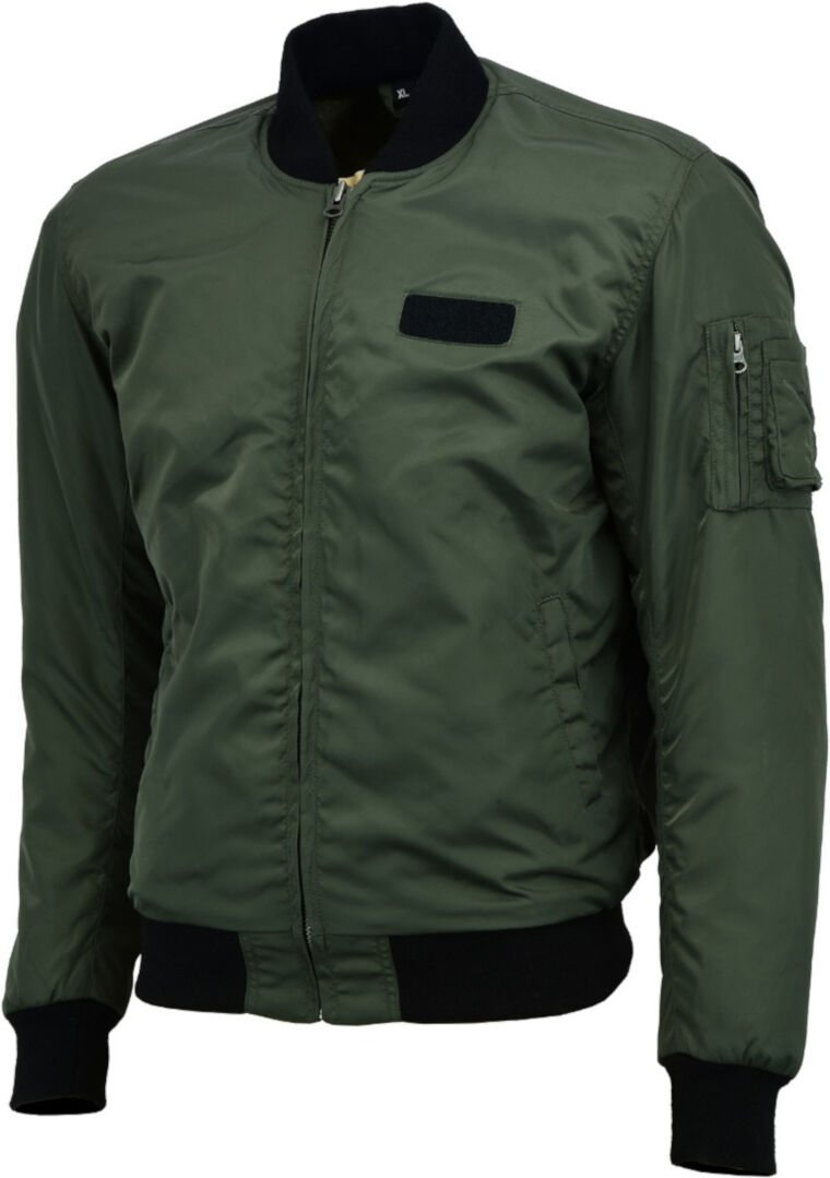 Bores Bomber Veste textile moto Noir Vert taille : L