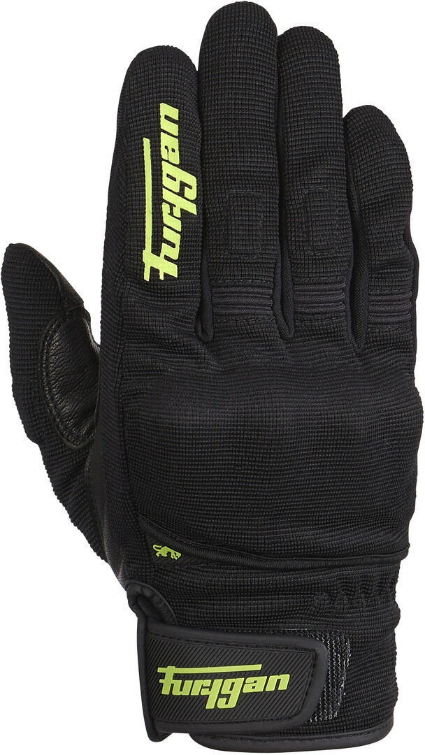 Furygan Jet D3O Gants de moto Noir Vert taille : XL