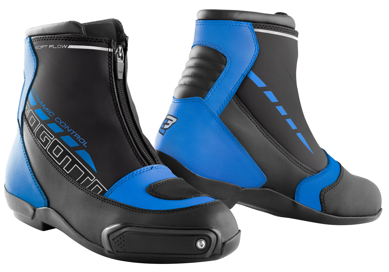Bogotto Lap Chaussures de moto Noir Bleu taille : 37