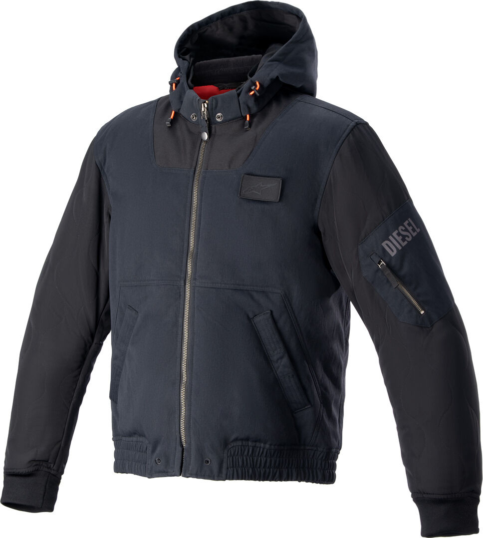 Alpinestars AS-DSL Kensei Bomber Veste textile de moto Noir taille : 3XL