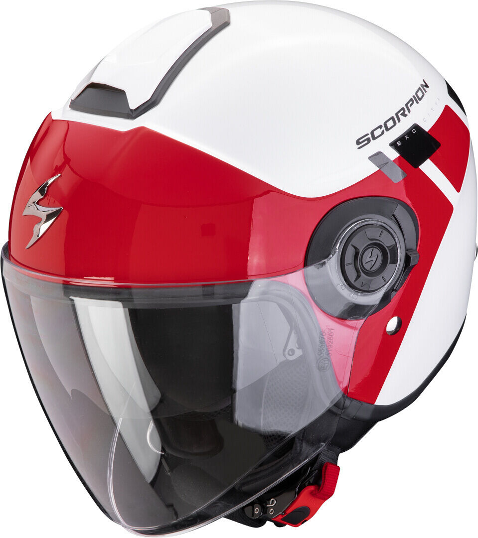 Scorpion Exo-City II Mall Casque Jet Blanc Rouge taille : XL