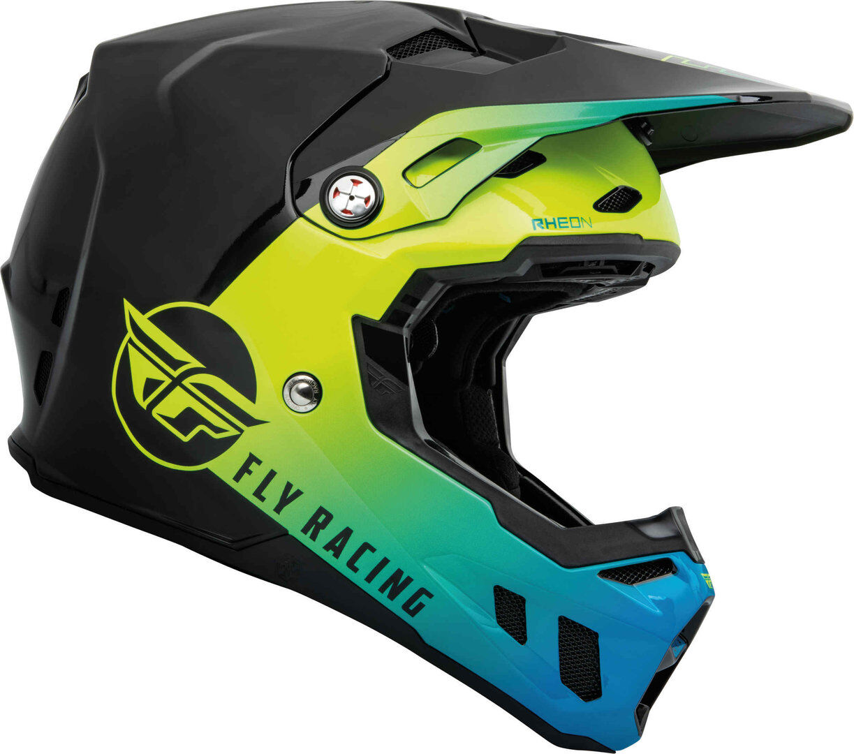 Fly Racing Formula CC Centrum Casque de motocross Noir Bleu Jaune taille : M