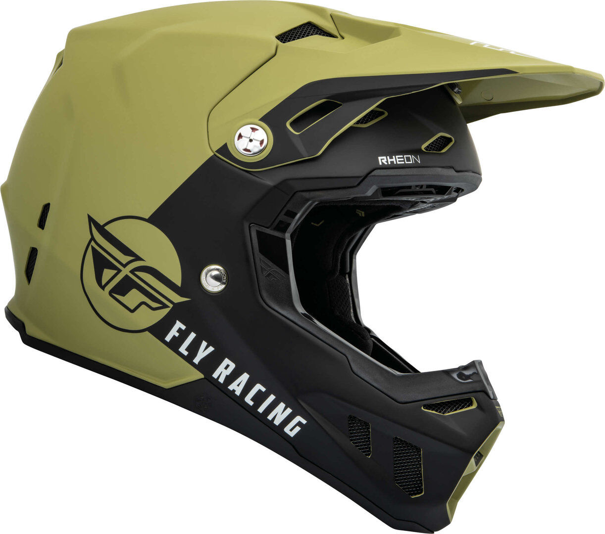 Fly Racing Formula CC Centrum Casque de motocross Noir Blanc Vert taille : XS