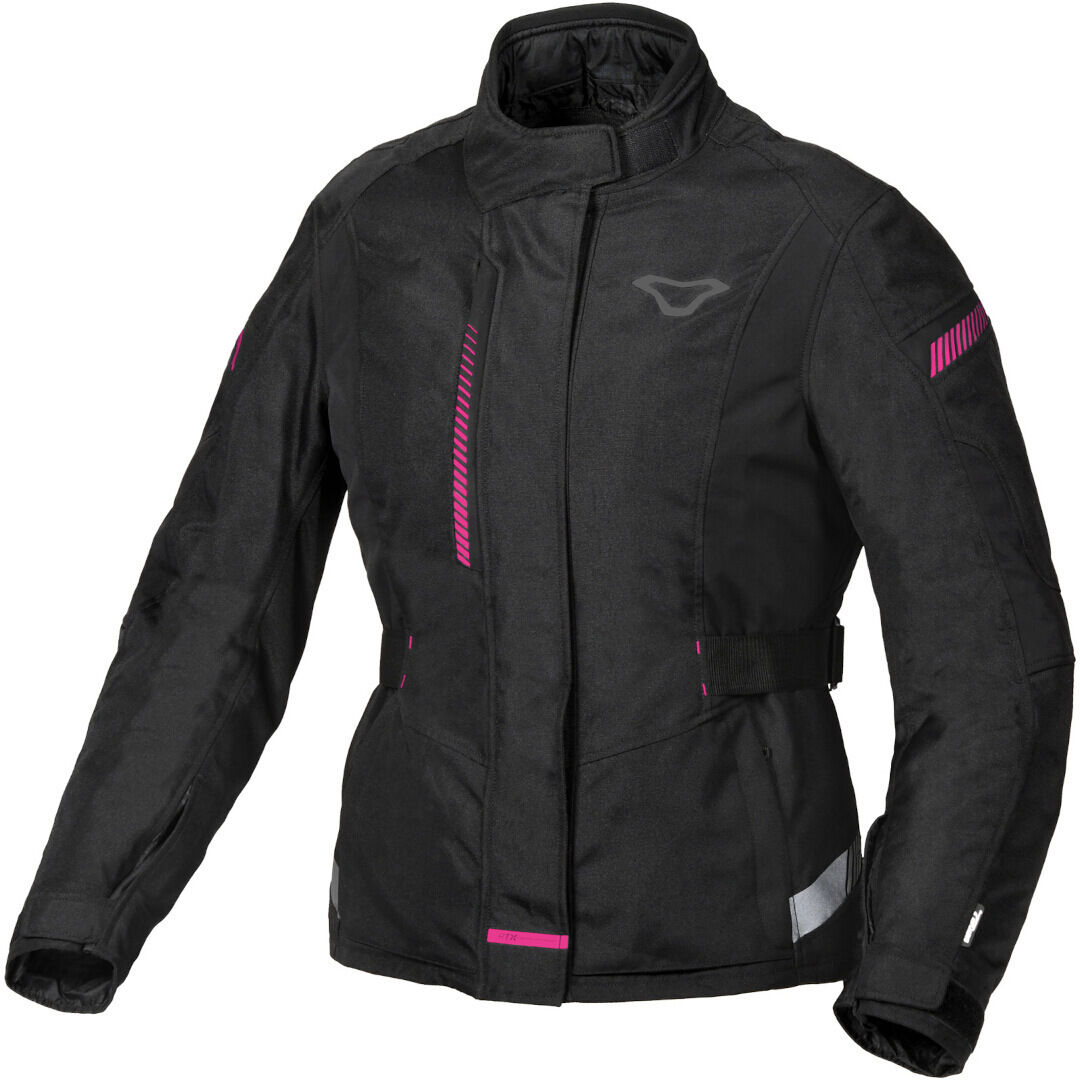 Macna Nivala imperméable à l’eau pour dames moto Veste textile Noir Rose taille : XS