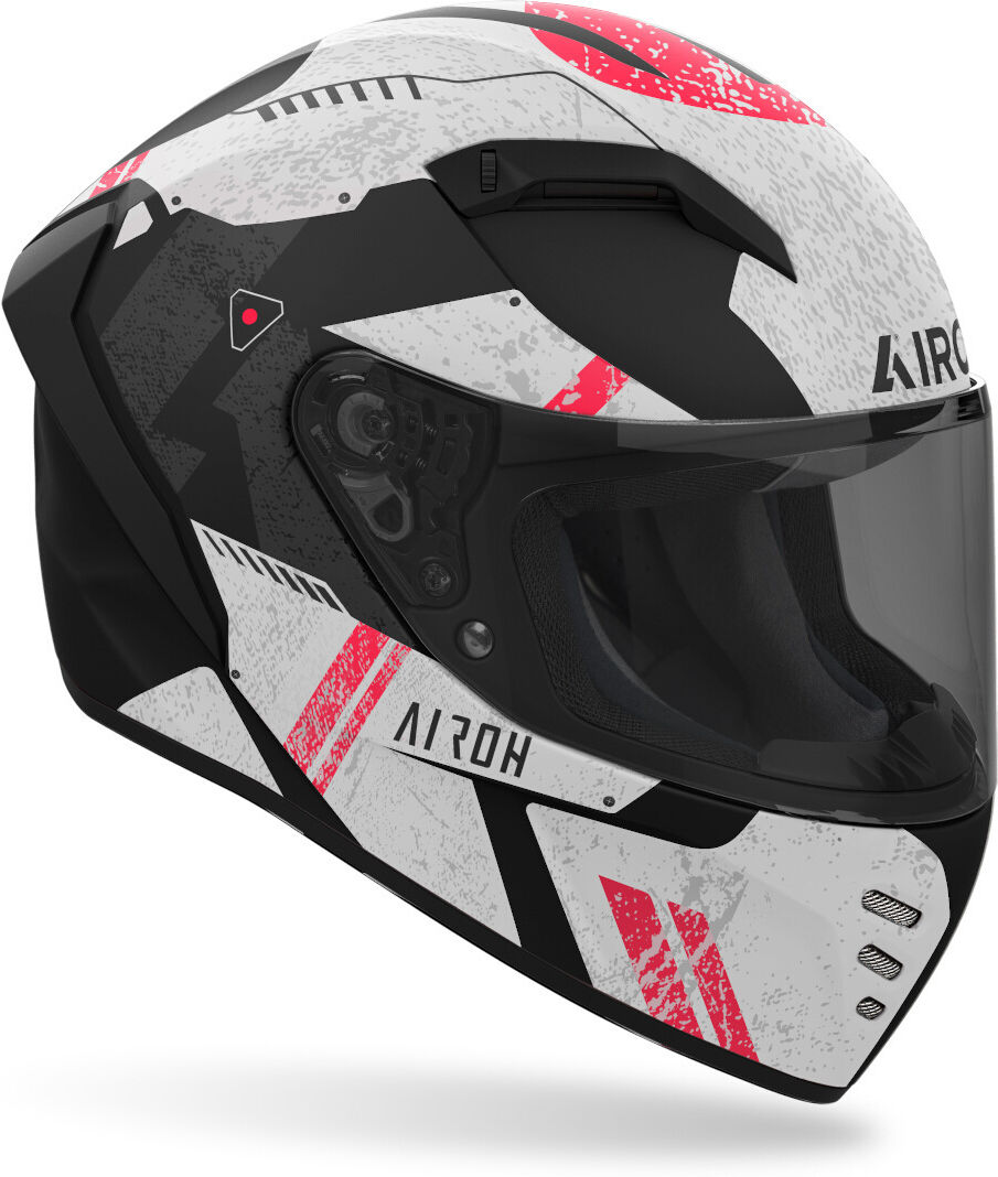 Airoh Connor Omega Casque Noir Gris Rouge taille : M