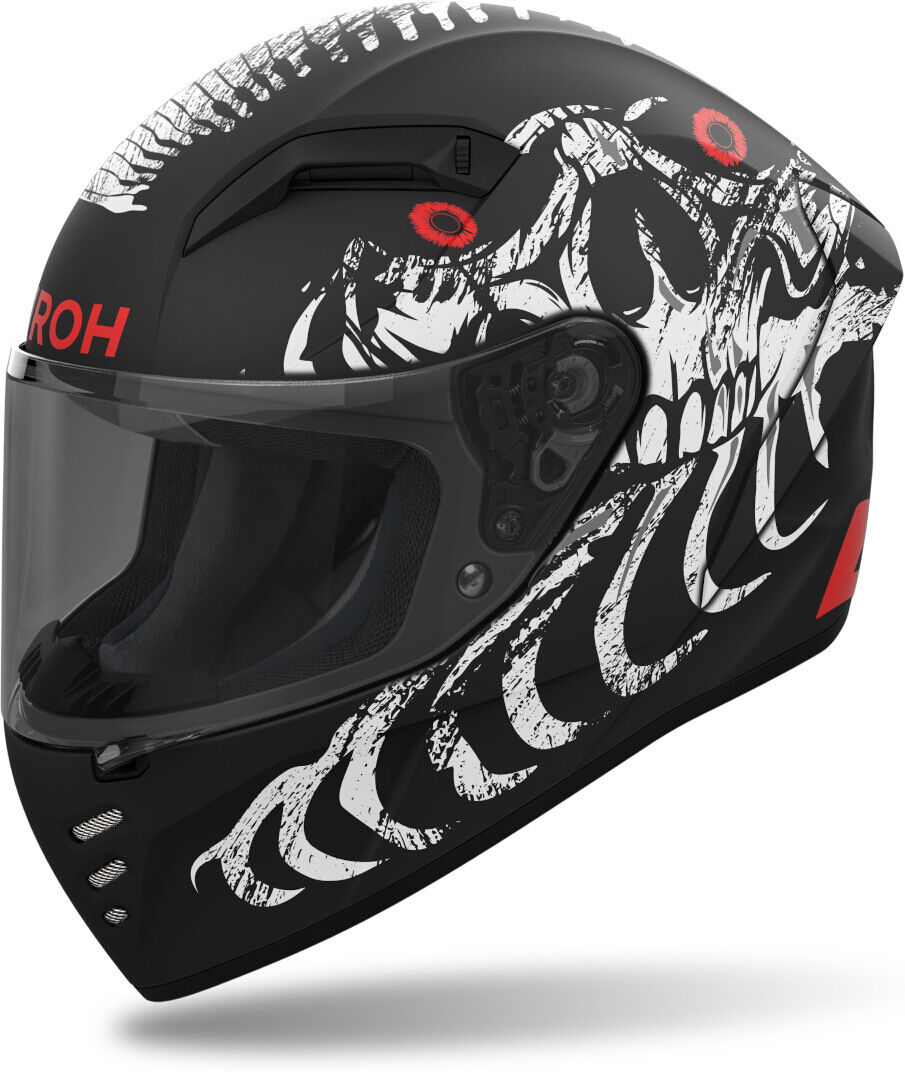 Airoh Connor Myth Casque Noir Blanc Rouge taille : S