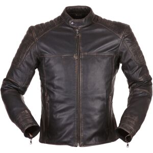 Modeka Kaleo Veste en cuir de moto Brun taille : 2XL