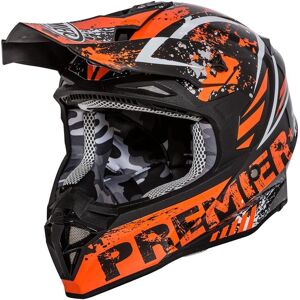 Premier Exige ZX 3 Casque Motocross Noir Orange taille : L