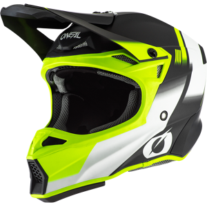 Oneal 10Series Hyperlite Blur Casque de motocross Noir Jaune taille : S