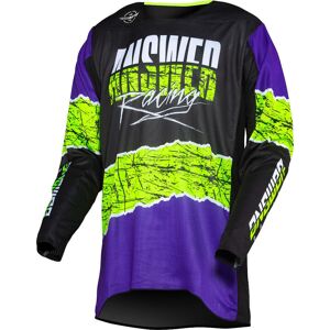 Answer Racing Answer Trinity Pro Glow Maillot motocross Noir Jaune taille : S