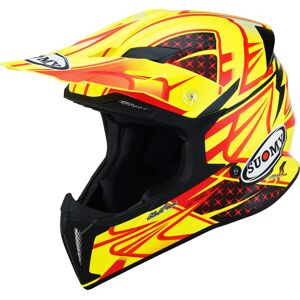 Suomy X Wing Duel Casque Motocross Rouge Jaune taille S