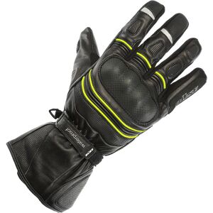 Büse Willow Gants impermeables de moto de dames Noir Jaune taille : S