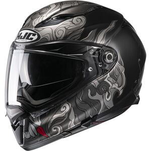 HJC F70 Spector Casque Noir Gris taille : XL