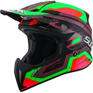 Suomy X Wing Subatomic Casque de motocross Noir Vert taille XL