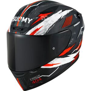 Suomy Track 1 404 2023 Casque Noir Gris Rouge taille XS