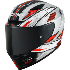 Suomy Track 1 404 2023 Casque Blanc Rouge Argent taille L