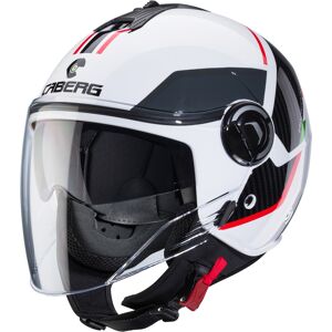 Caberg Riviera V4 X Geo Casque jet Noir Blanc Rouge Vert taille : XL