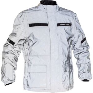 Richa Rain Flare Veste de pluie moto Noir Argent taille : 2XL