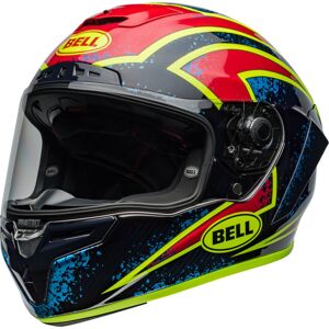 Bell Race Star DLX Flex Xenon Casque Noir Rouge Jaune taille M