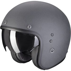 Scorpion Belfast Evo Solid Casque Jet Noir Gris taille : XS 54 55 - Publicité