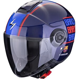 Scorpion Exo City II FC Barcelona Casque jet Rouge Bleu taille : M - Publicité