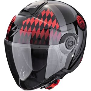 Scorpion Exo City II FC Bayern Casque jet Noir Gris Rouge taille : 3XL - Publicité