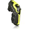 Acerbis Gorilla Protecteurs de genou Noir Jaune taille : unique taille