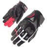 Orina Space Gants de moto Noir Blanc Rouge taille : S M