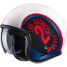 HJC V30 Harvey Casque Jet Blanc Rouge Bleu taille : M