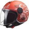 LS2 OF558 Sphere Lux Skater Casque Jet Rouge taille : XS