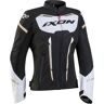 Ixon Striker Air Veste textile de moto pour dames Noir Blanc Or taille : M