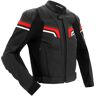 Richa Matrix 2 veste en cuir de moto perforée Noir Blanc Rouge taille : 56